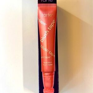 Tarte brand blush tape in peach, never opened or used
